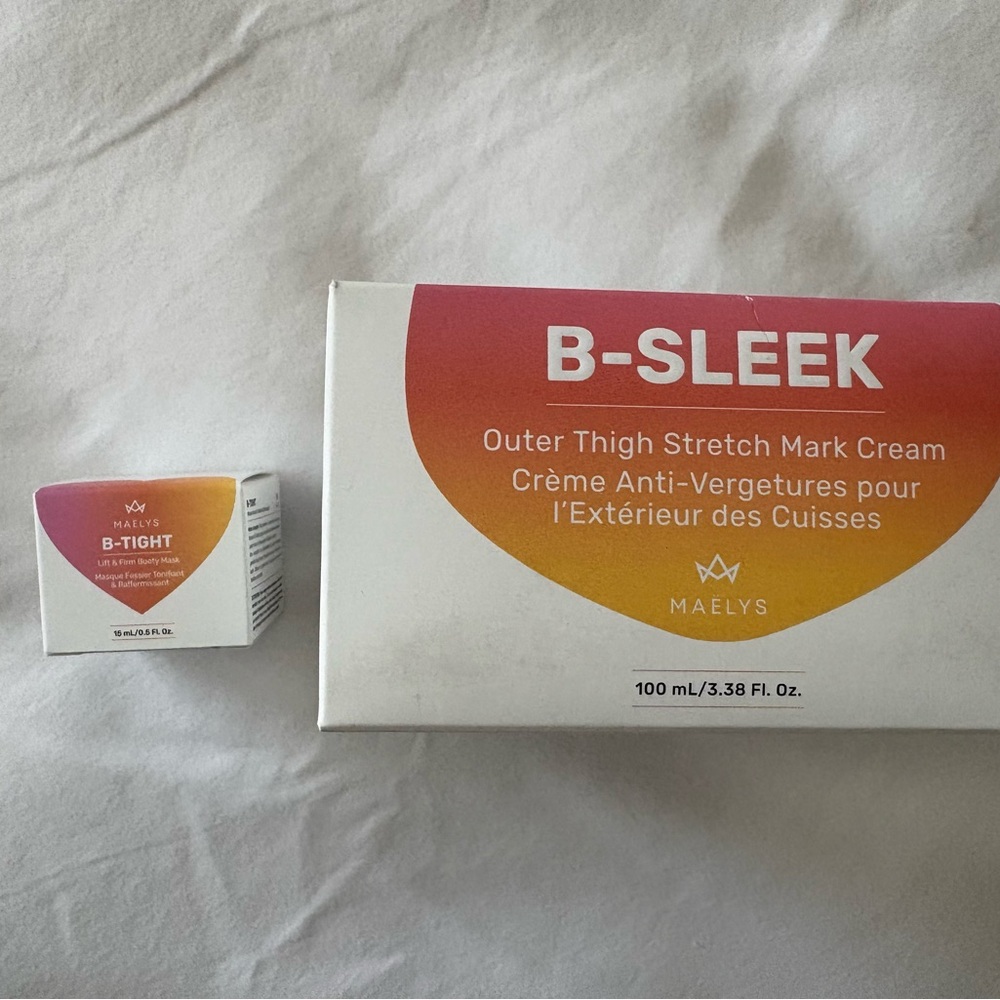 MAELYS B-SLEEK Stretch Mark Cream B-TIGHT both New EXP 12/2025